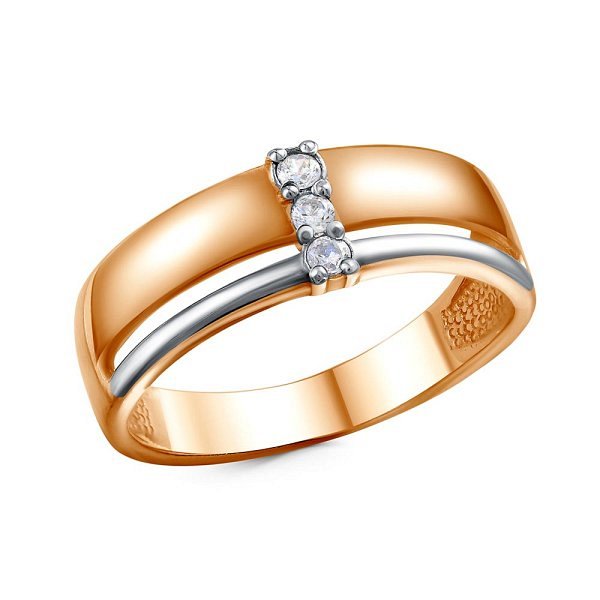 Кольцо Красная пресня - Серебро 925, Фианит (арт. 23815239Д)