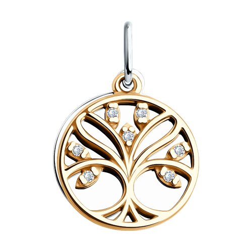 Подвеска Diamant - Серебро 925, Фианит (арт. 94-130-02107-2)