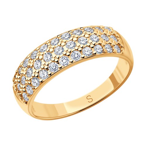 Кольцо SOKOLOV - Серебро 925, Фианит (арт. 93010065)