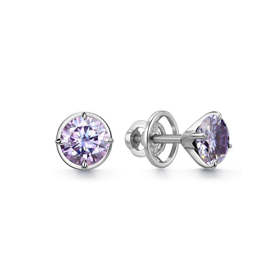 Серьги Дар - Серебро 925, Синтетический муассанит (арт. С-2446рс16165)