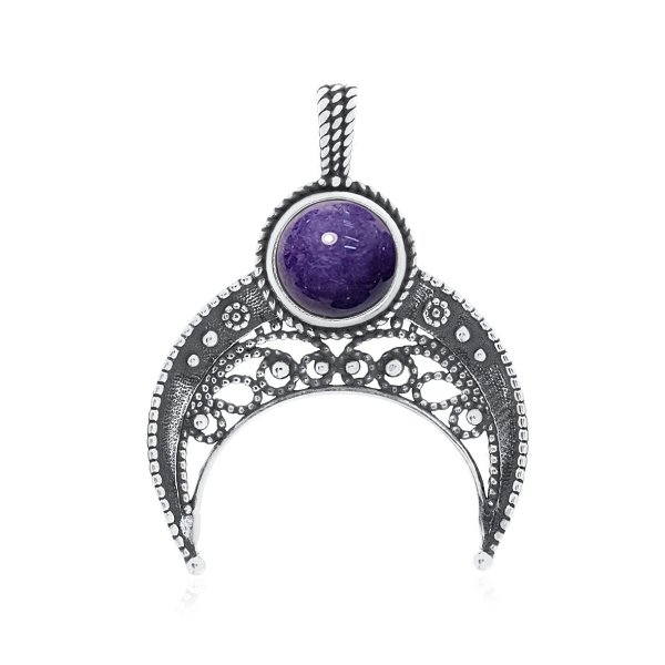 Подвеска KRASNOE - Серебро 925, Чароит (арт. 3310461819)