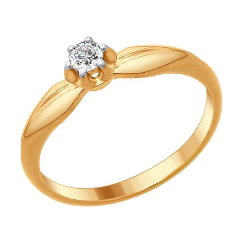 Кольцо SOKOLOV - Серебро 925, Swarovski (арт. 89010087)