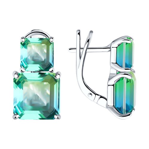 Серьги SOKOLOV - Серебро 925, Синтетический ситалл (арт. 92022947)