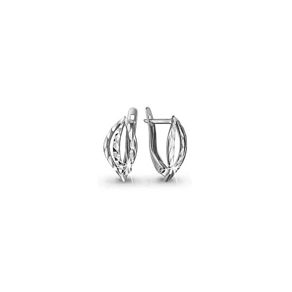 Серьги Аквамарин - Серебро 925 (арт. 30659.5)