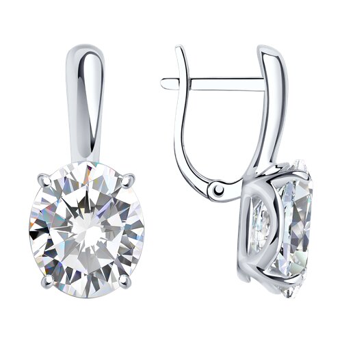 Серьги SOKOLOV - Серебро 925, Фианит (арт. 94022275)