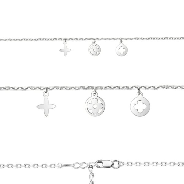 Браслет Аквамарин - Серебро 925 (арт. 74818.5)