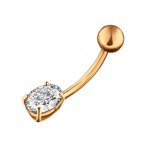 Пирсинг SOKOLOV - Золото 375, Фианит (арт. 060184-4)
