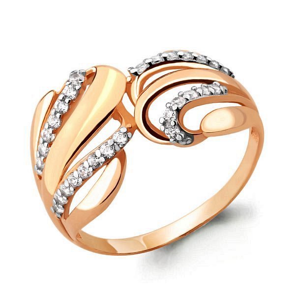 Кольцо Аквамарин - Серебро 925, Фианит (арт. 64991А.6)