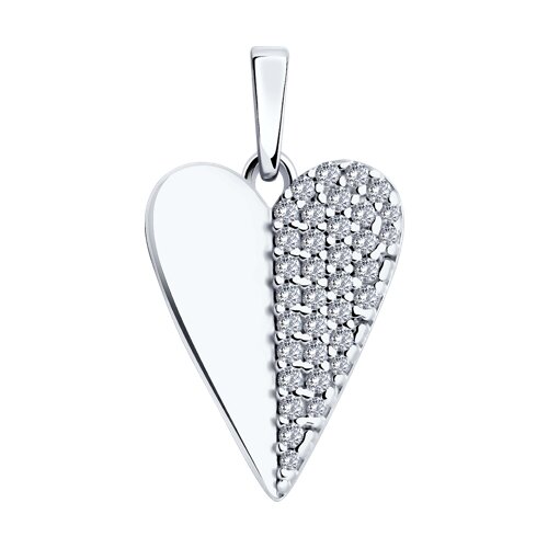 Подвеска SOKOLOV - Серебро 925, Фианит (арт. 94033203)