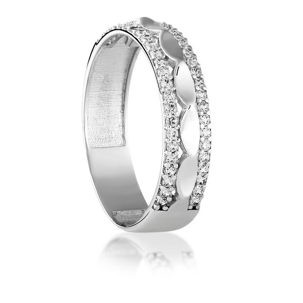 Кольцо Галатея - Серебро 925, Фианит (арт. 2753.1)