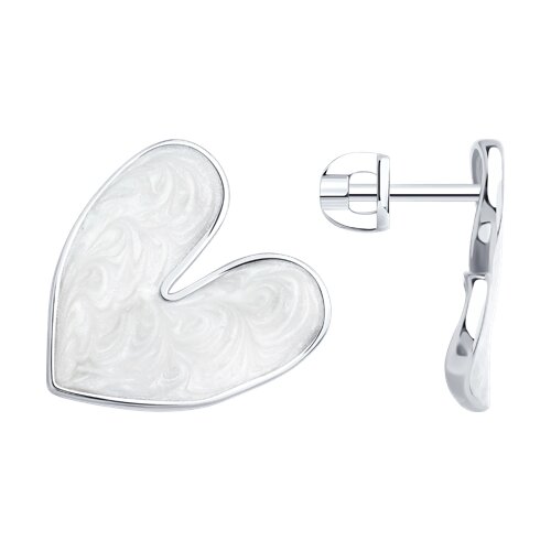 Серьги Diamant - Серебро 925, Эмаль (арт. 94-122-02341-1)