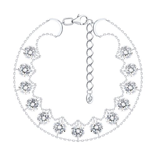 Браслет Diamant - Серебро 925, Фианит (арт. 94-150-00256-1)