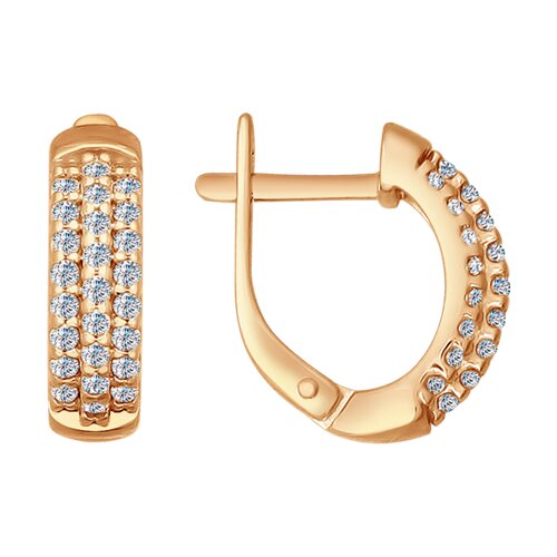 Серьги SOKOLOV - Серебро 925, Фианит (арт. 93020635)