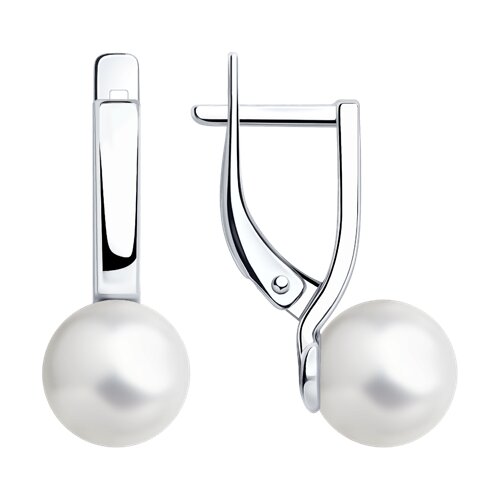 Серьги SOKOLOV - Серебро 925, Жемчуг имитация (арт. 94025813)