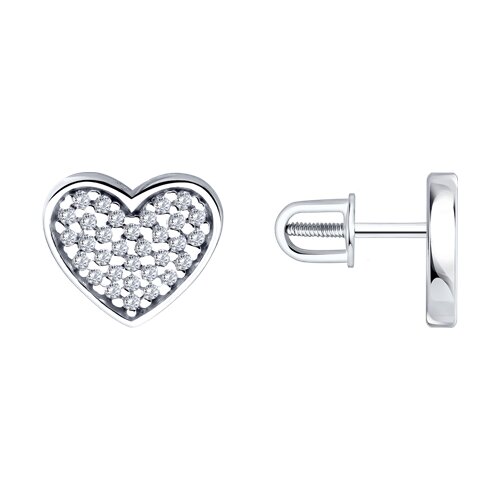 Серьги Diamant - Серебро 925, Фианит (арт. 94-122-00268-1)