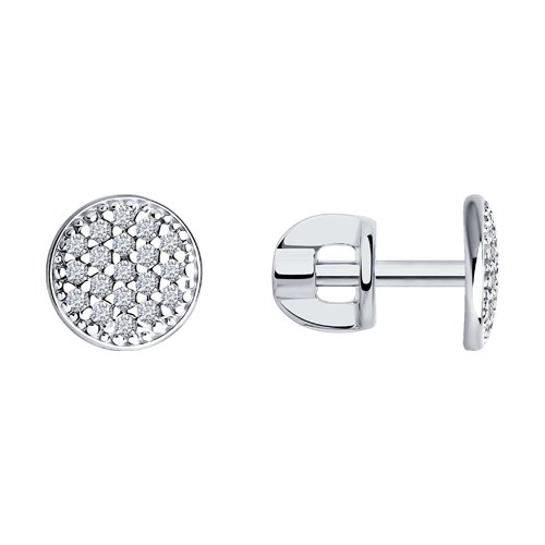 Серьги SOKOLOV - Серебро 925, Фианит (арт. 94020067)