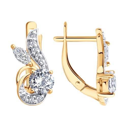 Серьги SOKOLOV - Серебро 925, Фианит (арт. 93022459)