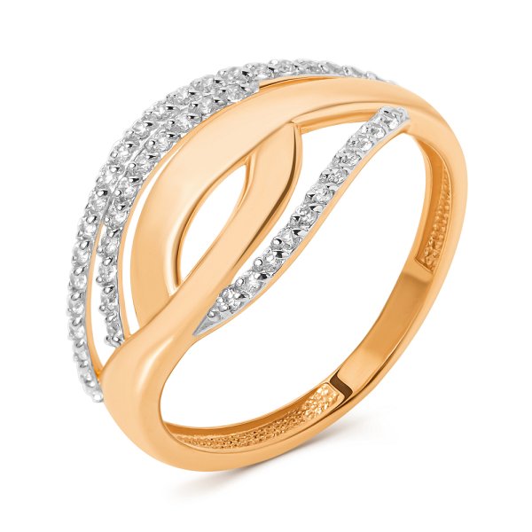 Кольцо ЮФ Династия - Золото 375, Фианит (арт. 023371-5102)