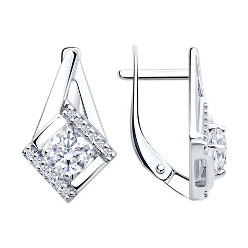Серьги Diamant - Серебро 925, Фианит (арт. 94-120-00020-1)