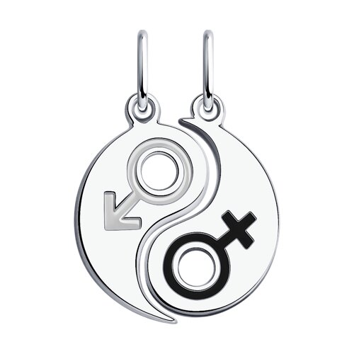 Подвеска Diamant - Серебро 925, Эмаль (арт. 94-130-01586-1)