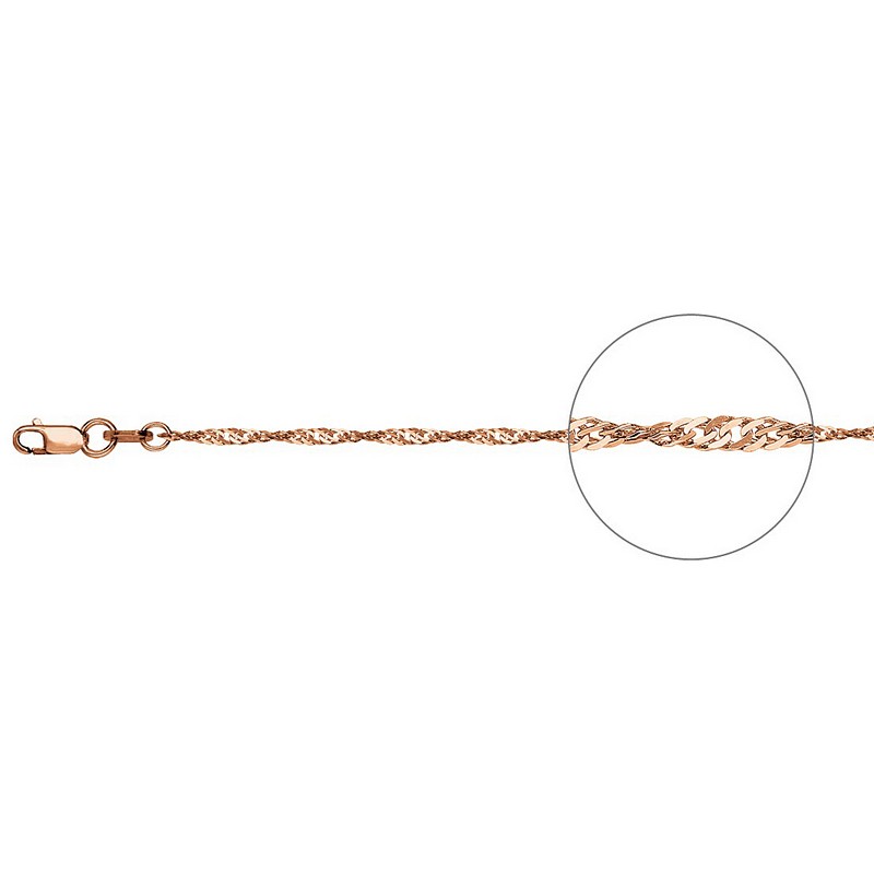 Цепочка Красцветмет - Золото 585 (арт. НЦ12-028#0.35)