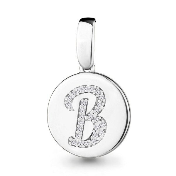 Подвеска Аквамарин - Серебро 925, Фианит (арт. 24007А.5)