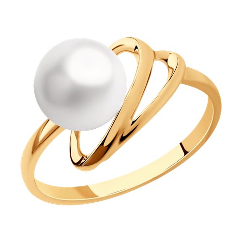 Кольцо SOKOLOV - Золото 585, Жемчуг культивированный (арт. 791210)