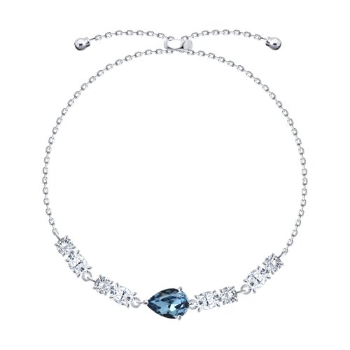 Браслет SOKOLOV - Серебро 925, Кристалл, Фианит (арт. 94051649)