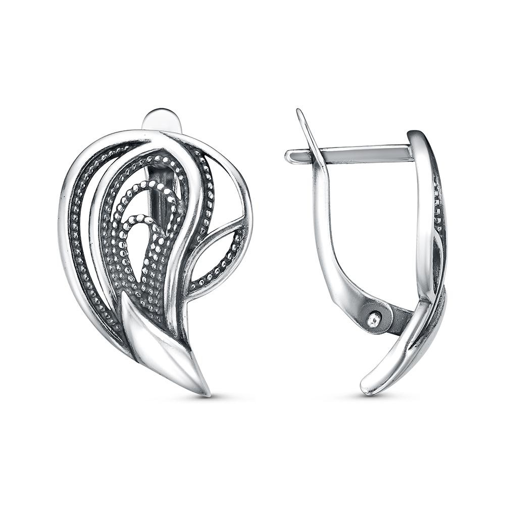 Серьги Красная пресня - Серебро 925 (арт. 33017336)