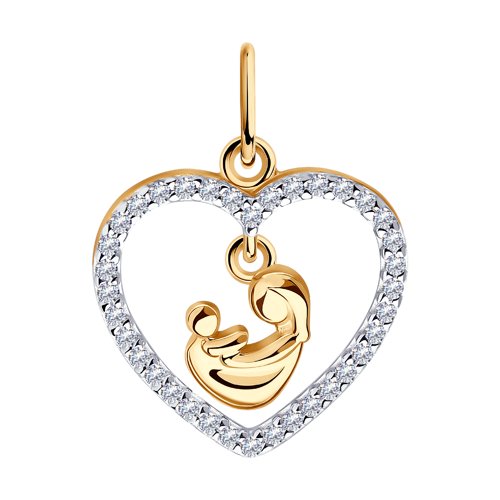 Подвеска Diamant - Серебро 925, Фианит (арт. 93-130-01013-1)