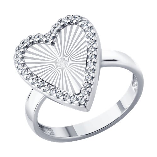 Кольцо SOKOLOV - Серебро 925, Фианит (арт. 94014880)