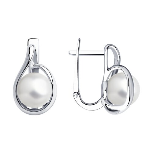 Серьги SOKOLOV - Серебро 925, Жемчуг культивированный (арт. 94024759)