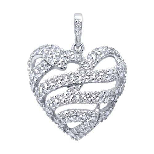 Подвеска SOKOLOV - Серебро 925, Фианит (арт. 94033294)