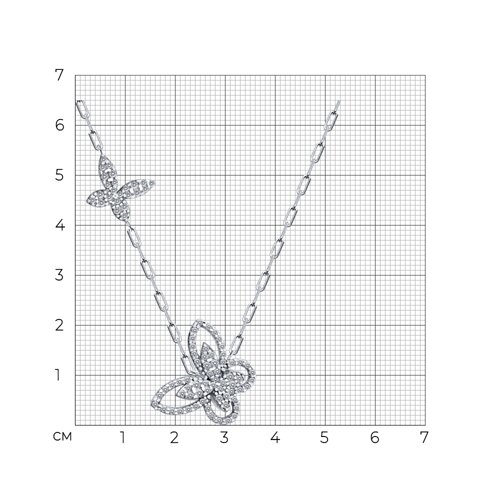 Колье SOKOLOV - Серебро 925, Фианит (арт. 94071511)