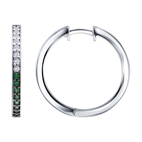 Серьги SOKOLOV - Серебро 925, Фианит (арт. 94027749)