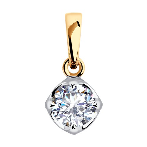 Подвеска SOKOLOV - Золото 375, Фианит (арт. 036215-4)