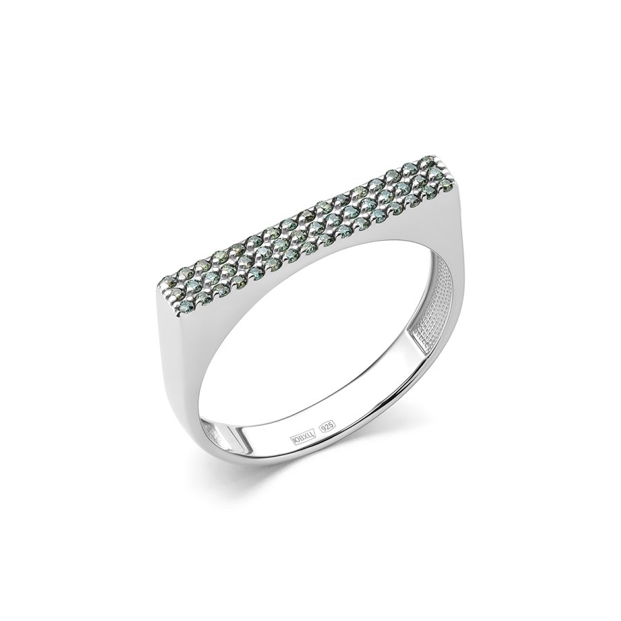 Кольцо Дар - Серебро 925, Синтетический муассанит (арт. К-2286рс16139)