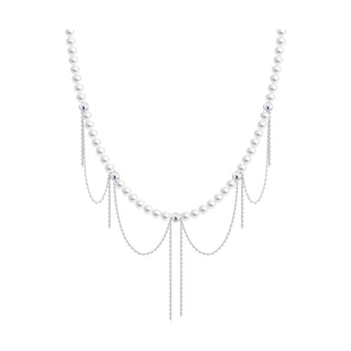 Колье Diamant - Серебро 925, Жемчуг имитация (арт. 94071368)