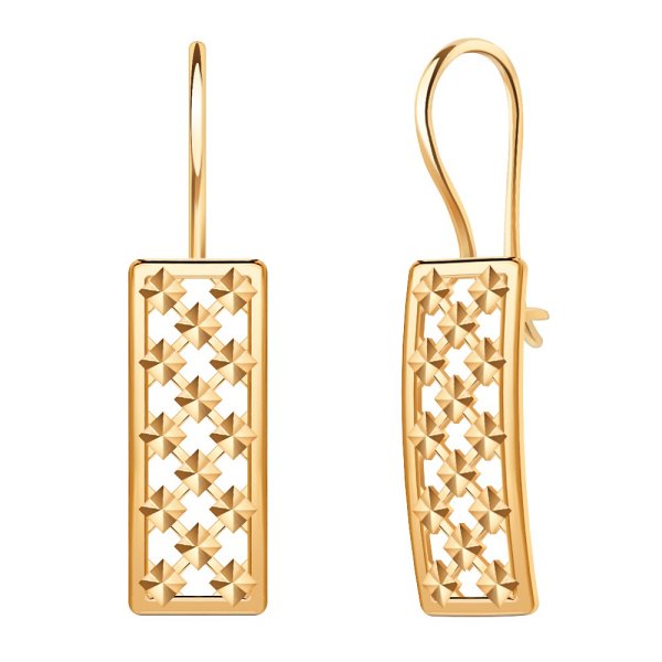 Серьги Атолл - Золото 585 (арт. 21327а)