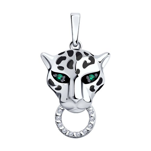 Подвеска SOKOLOV - Серебро 925, Фианит, Эмаль (арт. 94033040)