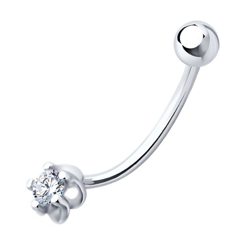 Пирсинг Diamant - Серебро 925, Фианит (арт. 94-160-02041-1)