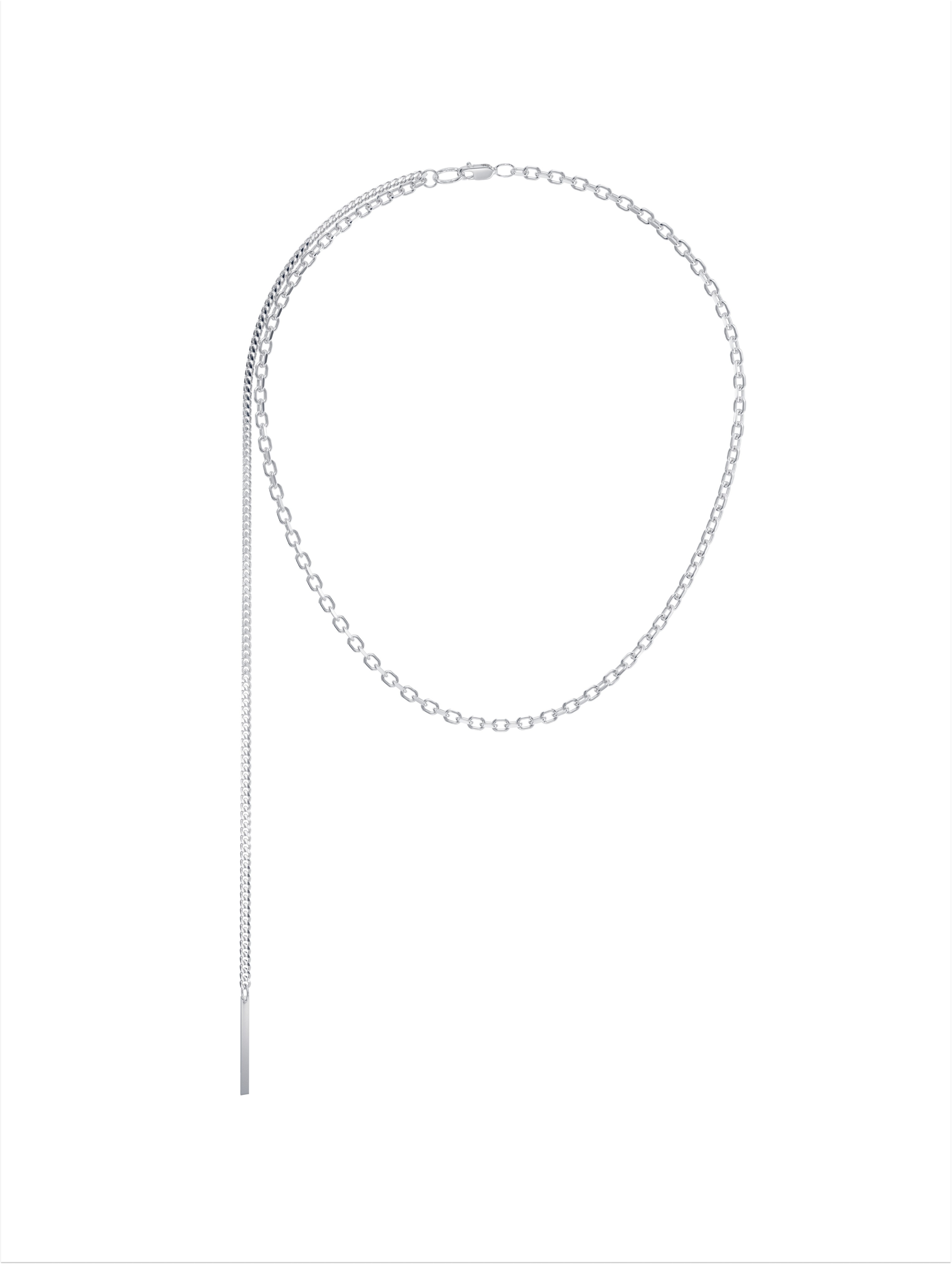 Колье Красцветмет - Серебро 925 (арт. НХ22-1747-3#1.00)