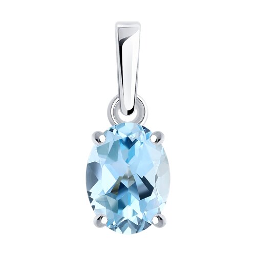 Подвеска SOKOLOV - Серебро 925, Топаз (арт. 92030820)