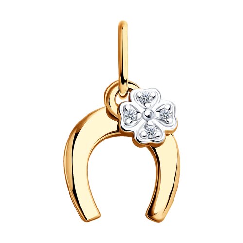 Подвеска SOKOLOV - Серебро 925, Фианит (арт. 93030338)