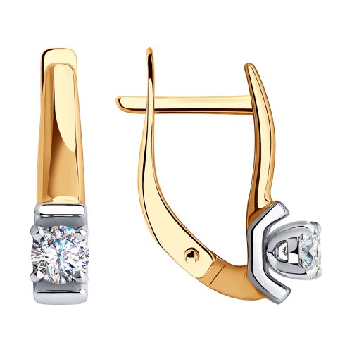 Серьги SOKOLOV - Золото 375, Фианит (арт. 31-120-00802-1)