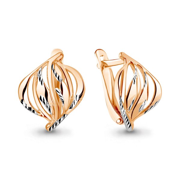 Серьги Аквамарин - Золото 585 (арт. 31324.1)