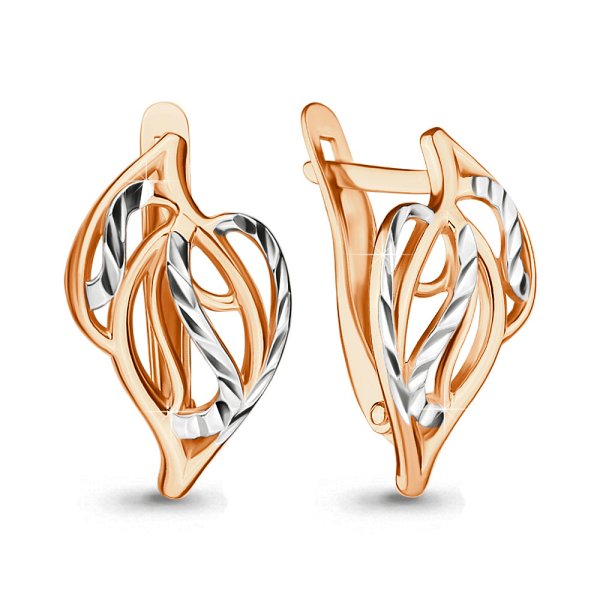 Серьги Аквамарин - Золото 585 (арт. 31070.1)