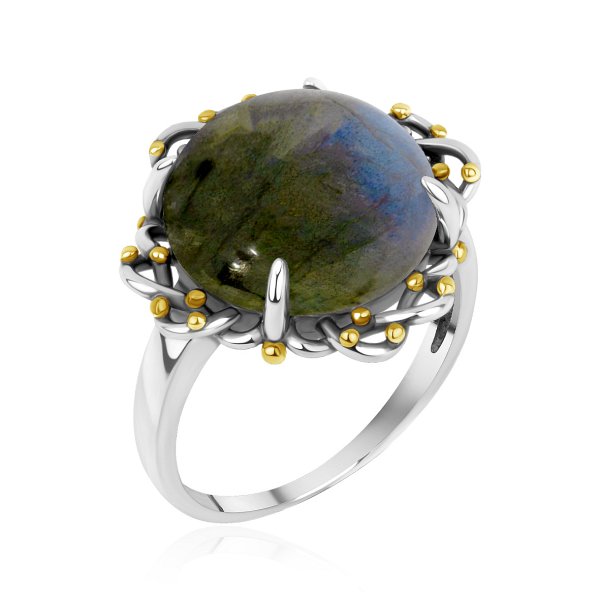 Кольцо KRASNOE - Серебро 925, Лабрадорит (арт. 1317Л05326)