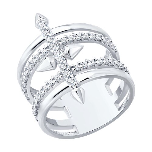 Кольцо SOKOLOV - Серебро 925, Фианит (арт. 94014653)