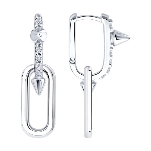 Серьги SOKOLOV - Серебро 925, Фианит (арт. 94027295)